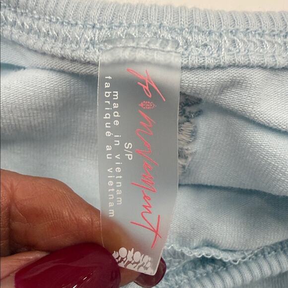 Free People Movement Make It Count Fleece Jumpsuit in Arctic Snow NWOT - Picture 3 of 6